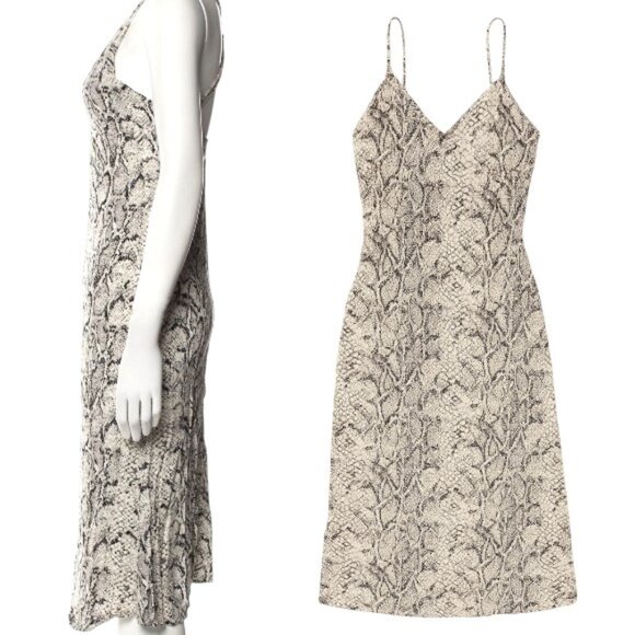 REFORMATION MIDI LENGTH ANIMAL ALL OVER PRINT DRESS X SMALL EUC - Picture 3 of 5